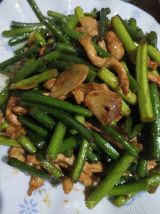 蒜薹炒肉的做法步骤：4