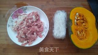 南瓜牛肉粉的做法步骤：1