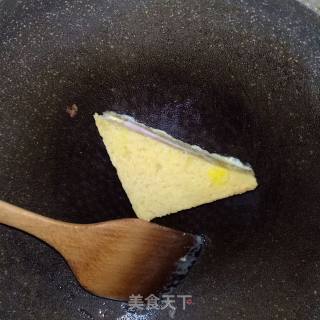 火腿西多士的做法步骤：12