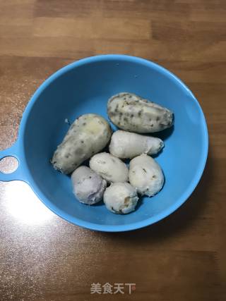 白薯芋头早餐饼的做法步骤：2