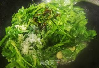 蒜蓉豌豆苗(尖)的做法步骤：5
