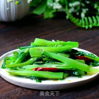 炒莴笋尖的做法步骤：6