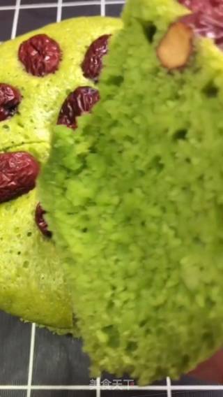 菠菜发糕的做法步骤：10