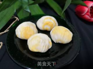 小贝壳豆沙包的做法步骤：13