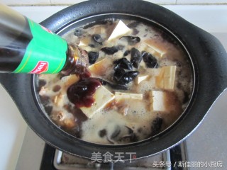 豆腐烧鸡腿的做法步骤：8