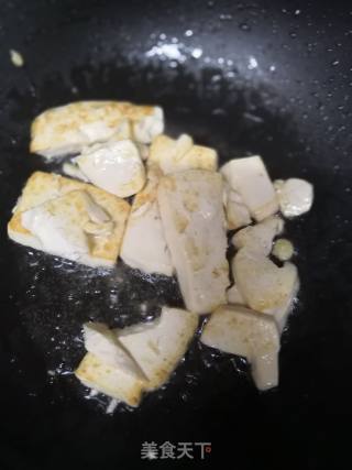 香煎豆腐的做法步骤：1