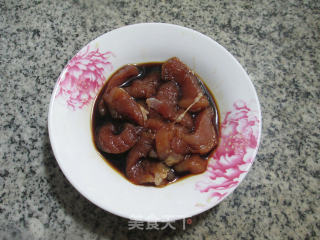 里脊肉炒油豆角的做法步骤：4