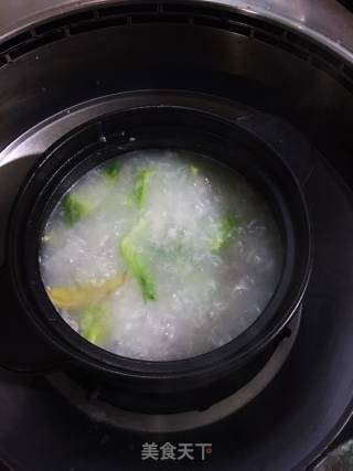 咸猪骨芥菜粥的做法步骤：5