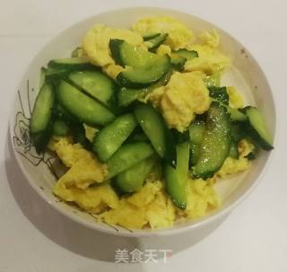 鸡蛋炒黄瓜的做法步骤：11