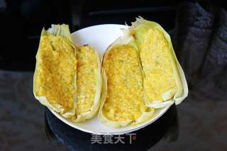 嫩玉米蛋羹的做法步骤：6
