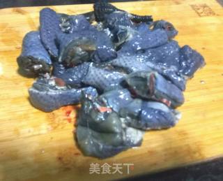 腐竹烧乌鸡的做法步骤：4