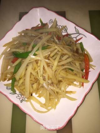 酸辣土豆丝的做法步骤：7