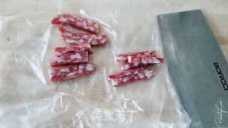 葱腊肠面包的做法步骤：4