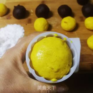 糯米南瓜豆沙糕的做法步骤：9