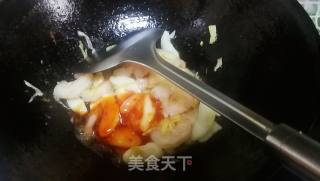 甜辣酱炒虾仁的做法步骤：9