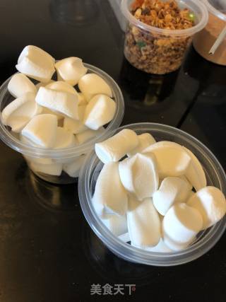 烤燕麦牛轧糖的做法步骤：2