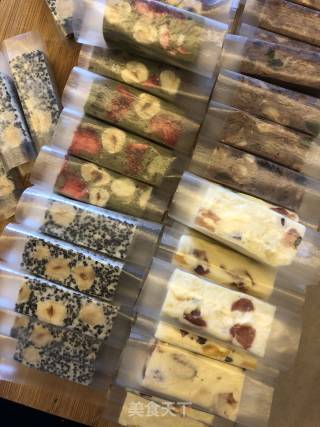 烤燕麦牛轧糖的做法步骤：17