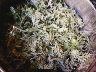 蒸胡萝卜叶的做法步骤：5