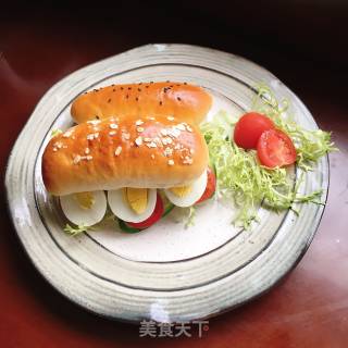 蔬菜三明治的做法步骤：12