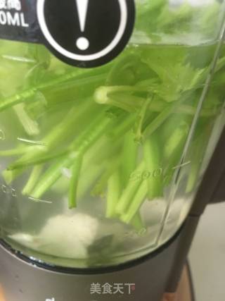 芹菜淮山汁的做法步骤：2