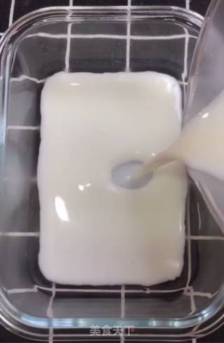牛奶红豆糕的做法步骤：4