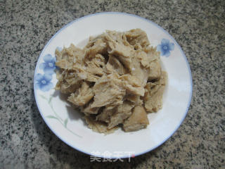 鸭蛋黑木耳烧烤麸的做法步骤：2
