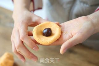 万圣节，一个南瓜蛋糕就能slay全场的做法步骤：5