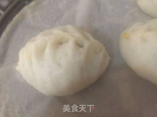 小白菜素包子的做法步骤：5