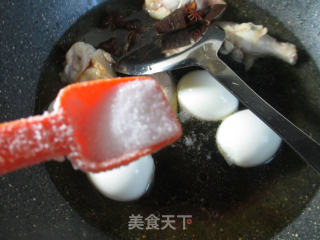 鸡蛋烧鸡翅根的做法步骤：7