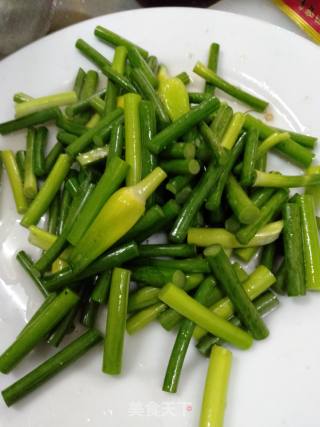 蒜薹炒肉丝的做法步骤：7