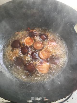 香菇油菜的做法步骤：4