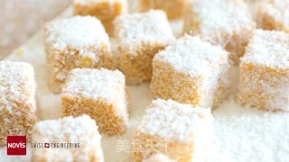 万圣节椰蓉南瓜方块甜点的做法步骤：10