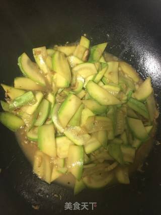 虾皮炒西胡的做法步骤：7
