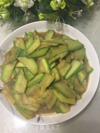虾皮炒西胡的做法步骤：8