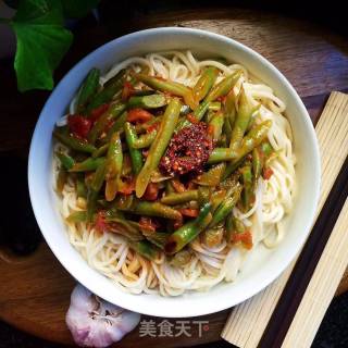 豆角拌面的做法步骤：9