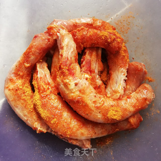 泰式香辣烤鸡脖的做法步骤：3