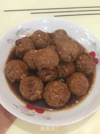 鹌鹑蛋肉丸子的做法步骤：11