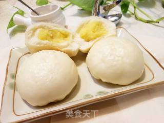 奶黄包的做法步骤：16