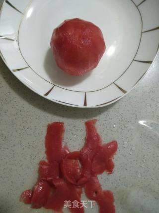 西兰花西红柿炒莲藕的做法步骤：2