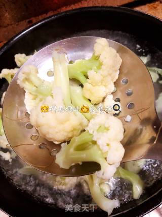 花团锦簇之清清静静香油花菜????的做法步骤：3