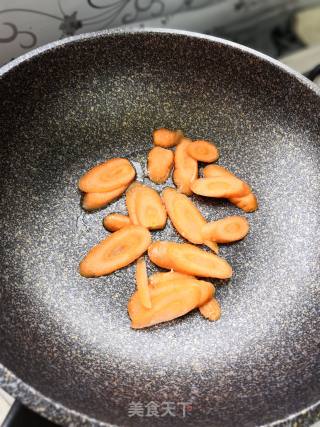 清炒佛手瓜片的做法步骤：3
