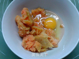 酵母版奶香红薯松饼的做法步骤：6