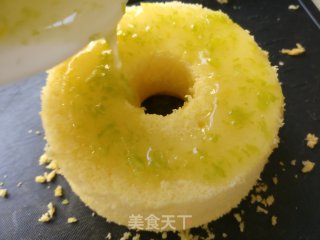 青柠戚风蛋糕的做法步骤：10