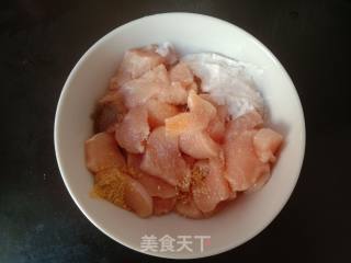 黄金鸡米块的做法步骤：3