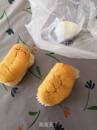 万圣节翻糖小蛋糕的做法步骤：1
