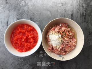 茄汁酸甜丸子的做法步骤：2