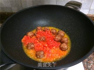 茄汁酸甜丸子的做法步骤：8