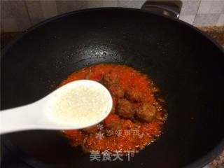 茄汁酸甜丸子的做法步骤：9