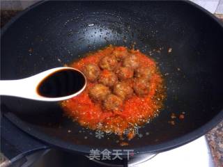 茄汁酸甜丸子的做法步骤：10