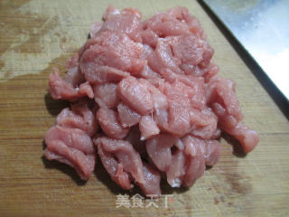 鸭蛋蒸里脊肉的做法步骤：2